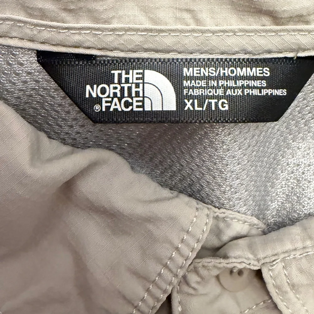 The North Face Men's Sequoia Shirt Tan Outdoors, vented, Hiking, Fishing Size XL